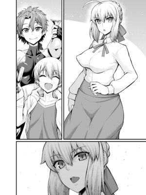 [あんこまん] アルトリア&アルトリア（セイバー）、聖杯問答再び +其它(Fate／Grand Order)[中国翻訳][疏碼]_059