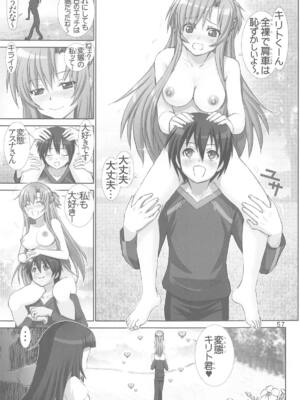 (C105) [雷神会 (はるきゲにあ)] ソード妻アスナ【総集編】 (ソードアート・オンライン)_056