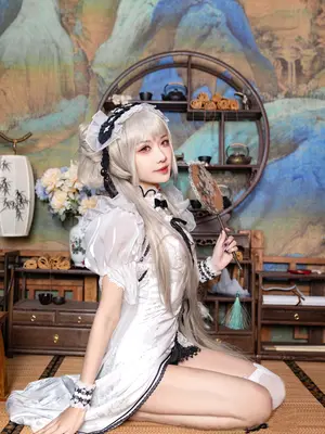 源纱希喵喵喵 - 碧蓝航线 可畏 旗袍_04_04