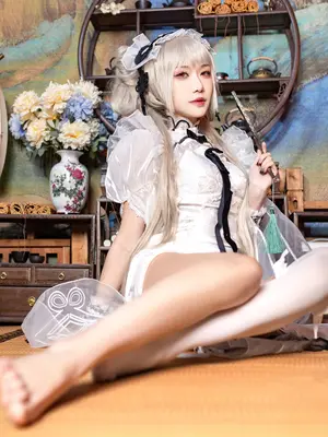 源纱希喵喵喵 - 碧蓝航线 可畏 旗袍_02_02