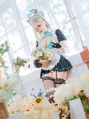 三刀刀miido - 蔚蓝档案 一之濑明日奈 女仆_24_24