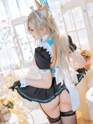 三刀刀miido - 蔚蓝档案 一之濑明日奈 女仆_07_07