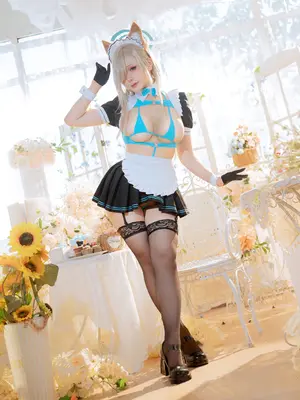 三刀刀miido - 蔚蓝档案 一之濑明日奈 女仆_11_11