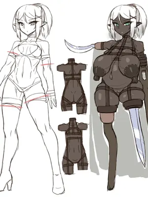 [蜥蜴重工 (蚯蚓)] 堕落のエルフ ～気高きダークエルフの戦士がすべてを奪われ無様な達磨女に堕ちるまで～[K记翻译]_108