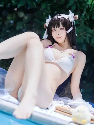 屿鱼 碧蓝航线樫野（㭴）泳装_14