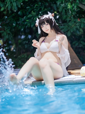 屿鱼 碧蓝航线樫野（㭴）泳装_18