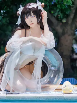 屿鱼 碧蓝航线樫野（㭴）泳装_12