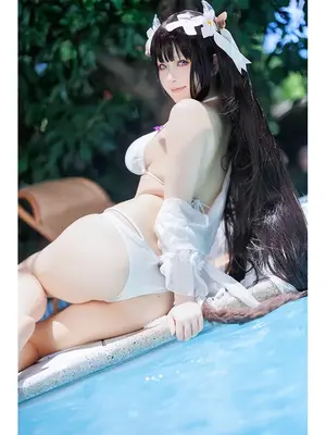 屿鱼 碧蓝航线樫野（㭴）泳装_15
