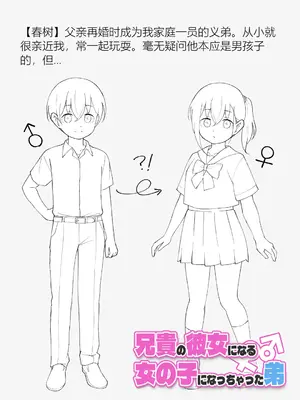 [槻木こうすけ] 兄貴の彼女になる女の子になっちゃった弟 ① [中国翻訳] [DL版]_040