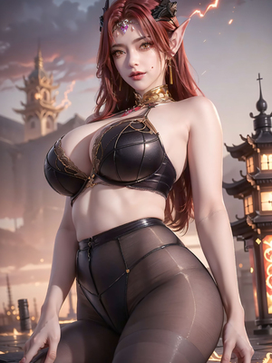 [AI绘画] 百炼成神 妖夜 2_02