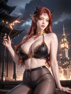 [AI绘画] 百炼成神 妖夜 2_06