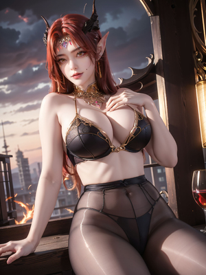 [AI绘画] 百炼成神 妖夜 2_08