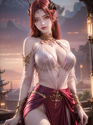 [AI绘画] 百炼成神 妖夜 2_12