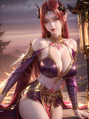 [AI绘画] 百炼成神 妖夜 2_19