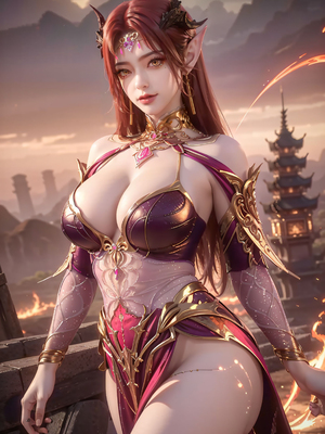 [AI绘画] 百炼成神 妖夜 2_22