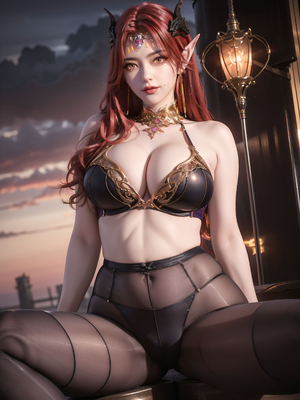 [AI绘画] 百炼成神 妖夜 2_62