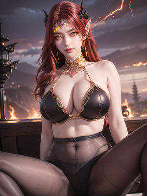 [AI绘画] 百炼成神 妖夜 2_63