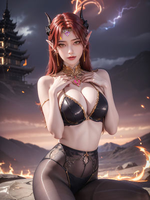 [AI绘画] 百炼成神 妖夜 2_68