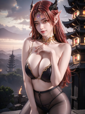 [AI绘画] 百炼成神 妖夜 2_69