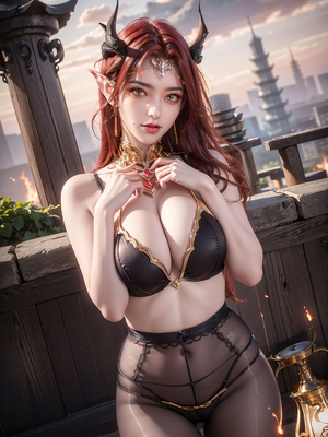 [AI绘画] 百炼成神 妖夜 2_71