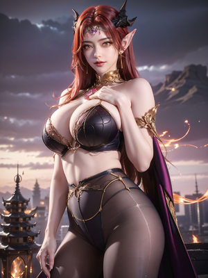 [AI绘画] 百炼成神 妖夜 2_72