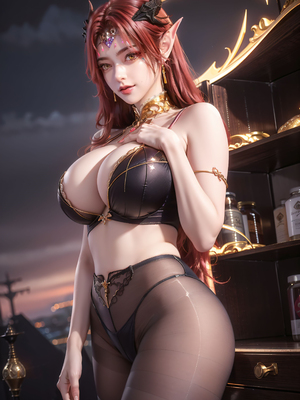 [AI绘画] 百炼成神 妖夜 2_74