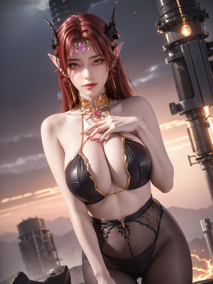 [AI绘画] 百炼成神 妖夜 2_75