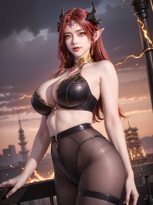 [AI绘画] 百炼成神 妖夜 2_77