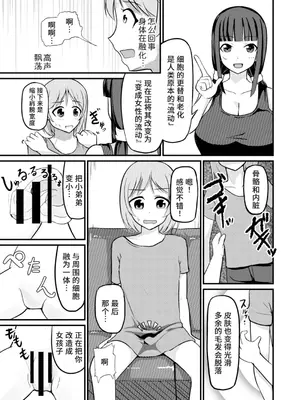 [モチと幸せ (まと)] 急成長したでっかい妹に女の子にされた兄 [中国翻訳]_09