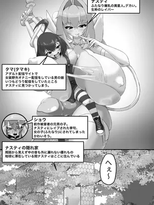 [たろう家 (Taro)] ふたなり爆乳異星人〜男の娘配信者とコラボ編〜 [DL版]_03