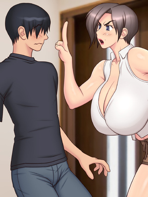 [逝印乳業 (逝印)] ガミガミうるさいお隣の豊満爆乳おばさんと何故かエロい事に!!_130