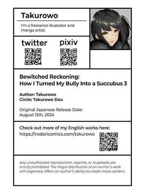 [タクロヲ堂 (タクロヲ)] 生意気ギャルをサキュバスにしてお仕置きしたった件3 [英文] [無修正]_3-35