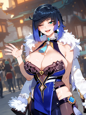 [Miyu] - Yelan x Shenhe- Hydro Meets Cryo (genshin impact)_006_5