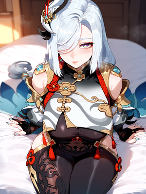 [Miyu] - Yelan x Shenhe- Hydro Meets Cryo (genshin impact)_047_40