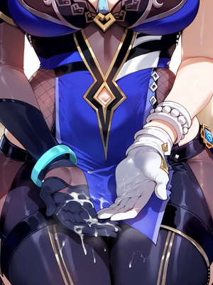 [Miyu] - Yelan x Shenhe- Hydro Meets Cryo (genshin impact)_073_64