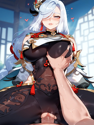 [Miyu] - Yelan x Shenhe- Hydro Meets Cryo (genshin impact)_085_75
