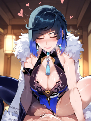 [Miyu] - Yelan x Shenhe- Hydro Meets Cryo (genshin impact)_108_93