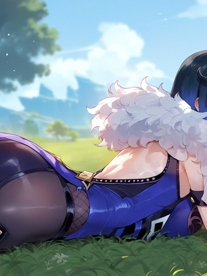 [Miyu] - Yelan x Shenhe- Hydro Meets Cryo (genshin impact)_123_extras_9