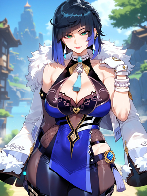 [Miyu] - Yelan x Shenhe- Hydro Meets Cryo (genshin impact)_159_upscaled_extras_31