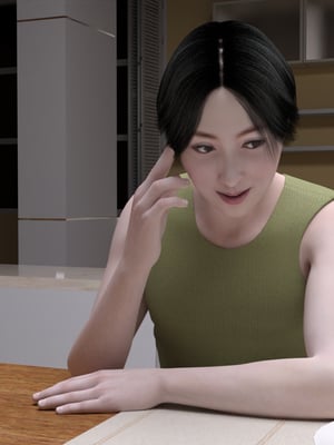 父親の代わりに妊娠中の母親_007