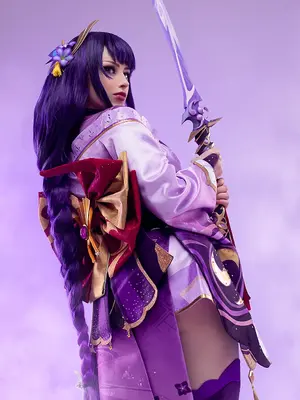 Lady Melamori - Raiden Shogun Lingerie (Full Set)_63