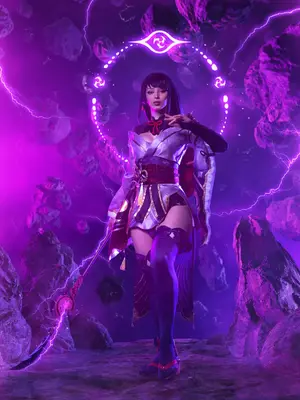 Lady Melamori - Raiden Shogun Lingerie (Full Set)_19