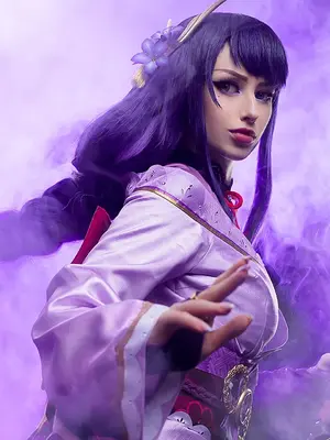 Lady Melamori - Raiden Shogun Lingerie (Full Set)_74