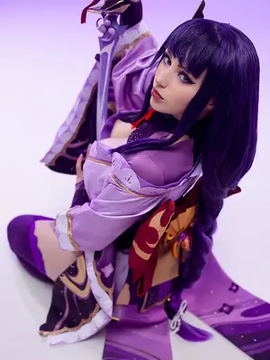 Lady Melamori - Raiden Shogun Lingerie (Full Set)_67
