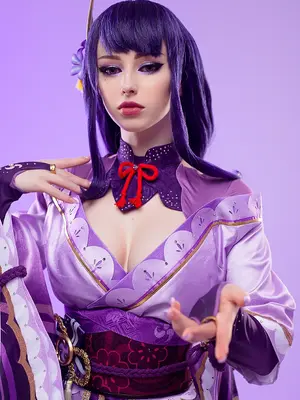 Lady Melamori - Raiden Shogun Lingerie (Full Set)_71