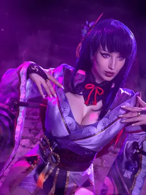 Lady Melamori - Raiden Shogun Lingerie (Full Set)_15