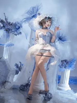 面饼仙儿 - 碧蓝航线 柴郡 礼服_14