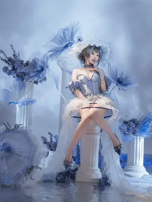 面饼仙儿 - 碧蓝航线 柴郡 礼服_12