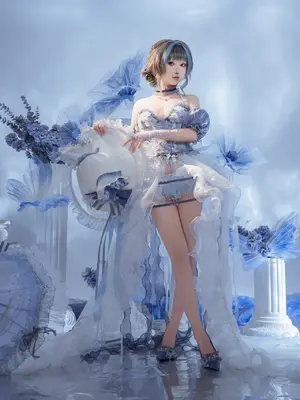 面饼仙儿 - 碧蓝航线 柴郡 礼服_03