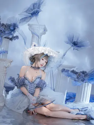 面饼仙儿 - 碧蓝航线 柴郡 礼服_16